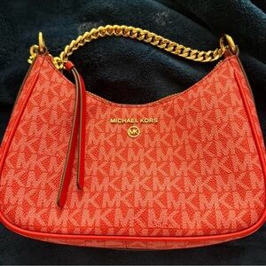 Michael Kors Red Shoulder Bag